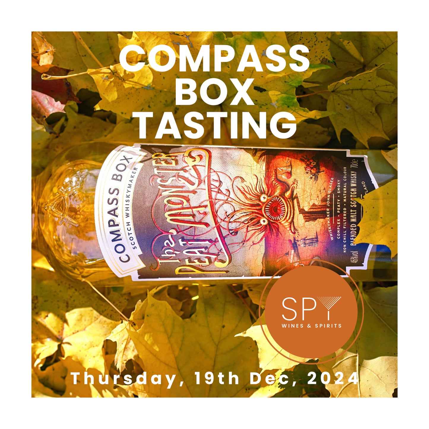 Spirits Tasting Event: Compass Box