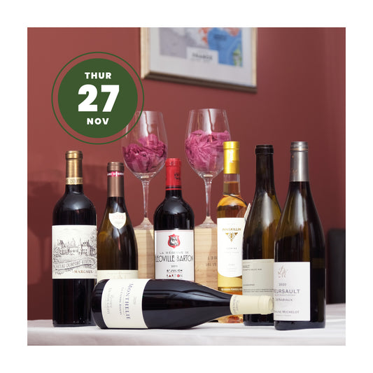 Masterclass: Fine Wine Burgundy, Bordeaux, etc.