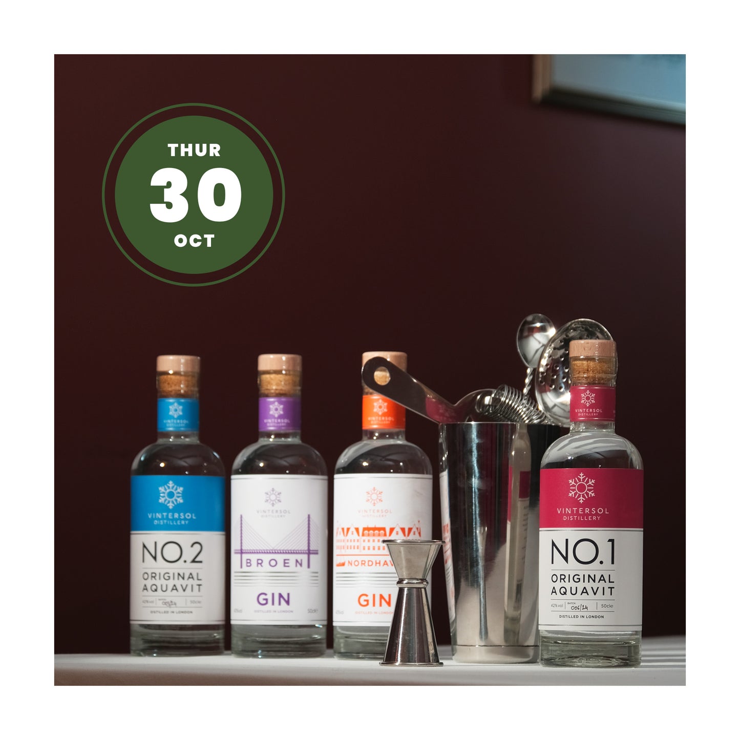 Masterclass: Scandi Winter Warmers with Vintersol Distillery | Gin, Aquavit & Cocktails