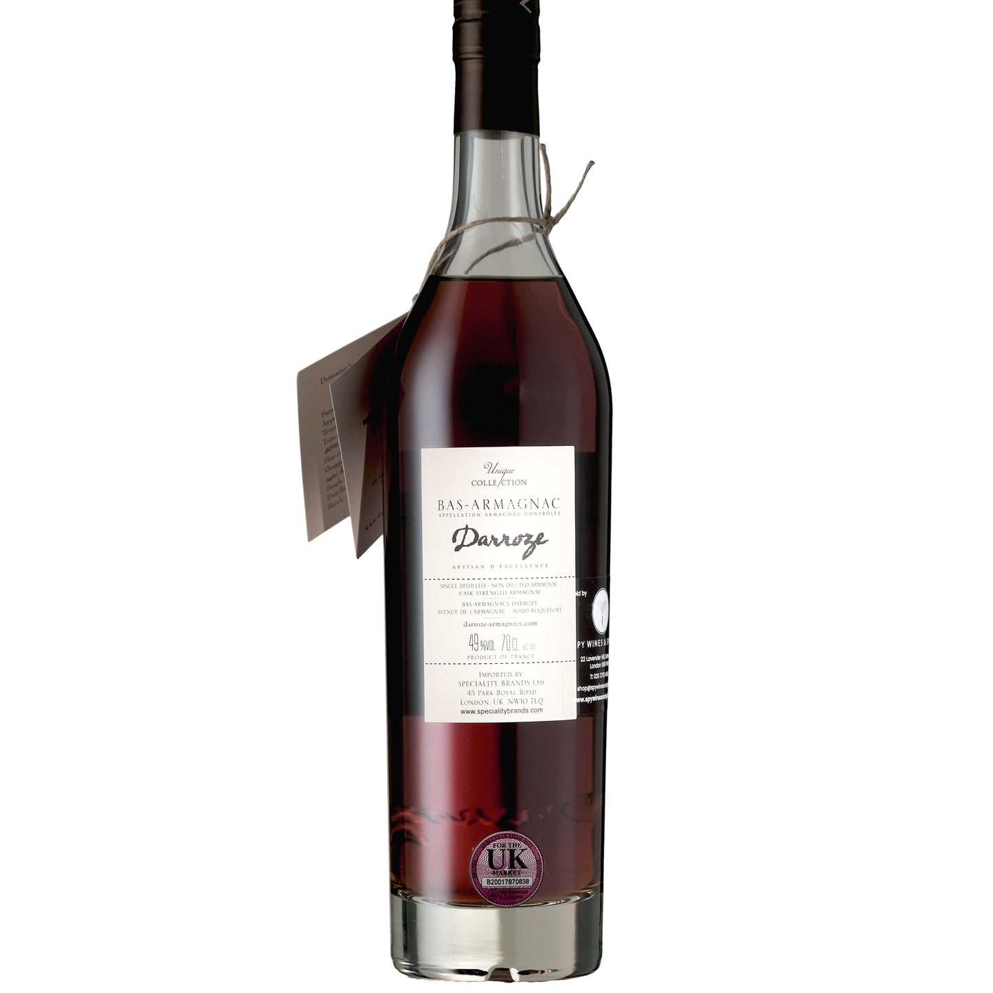 Darroze Bas-Armagnac 'Domaine de Bellair' 1981 Vintage