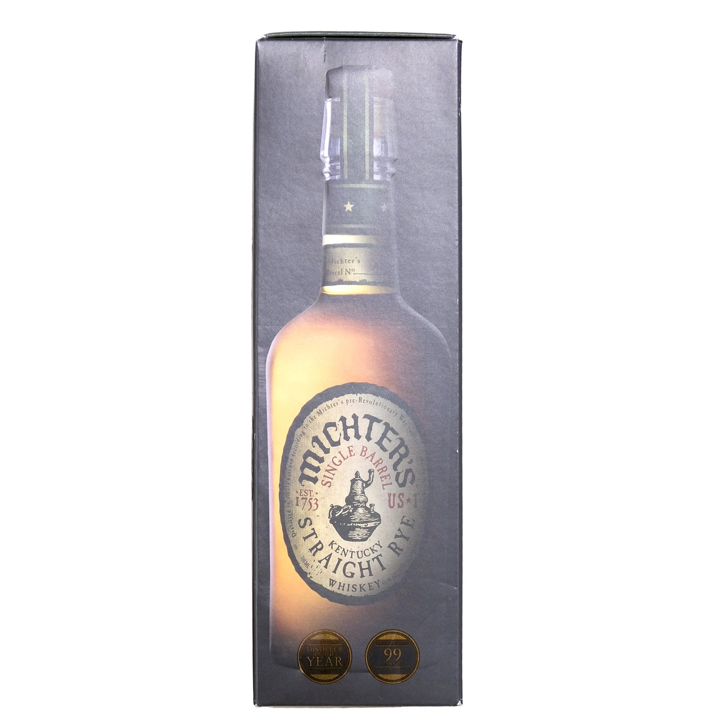 Michter's Single Barrel Kentucky Straight Rye Box Side 2