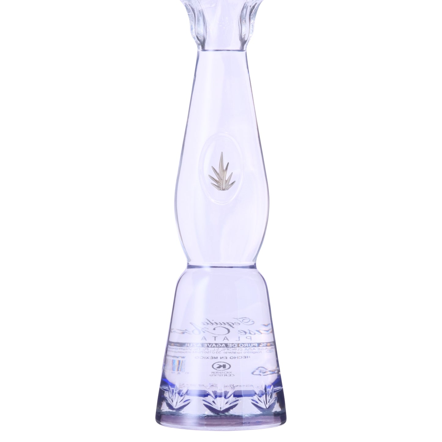 Clase Azul Plata Tequila Bottle on a White Background