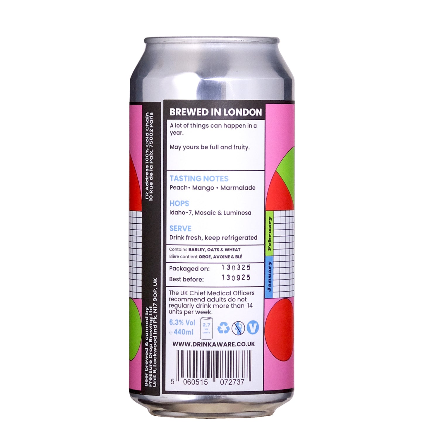 Pressure Drop One Big Year NEIPA 6.3%