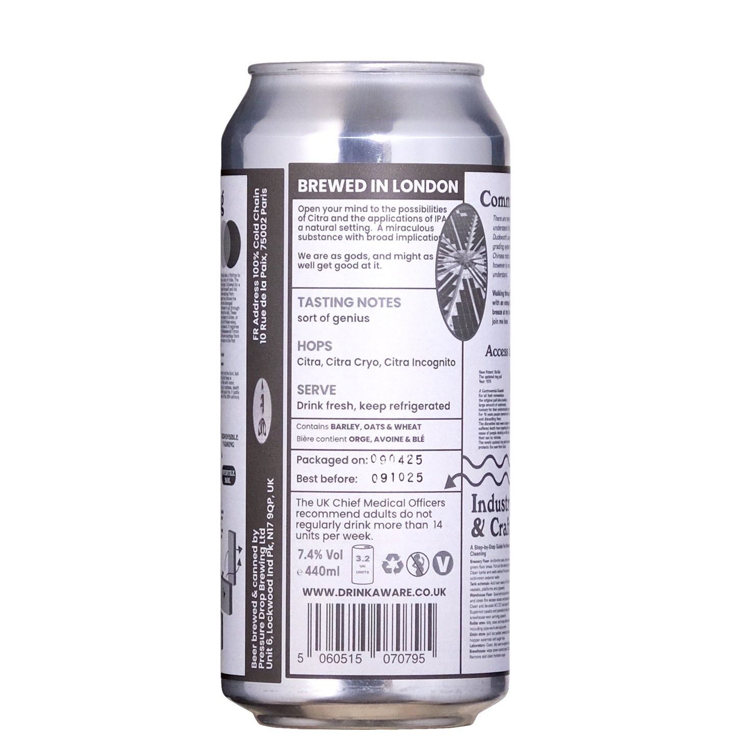 Pressure Drop Understanding Whole Systems 7.4% - IPA