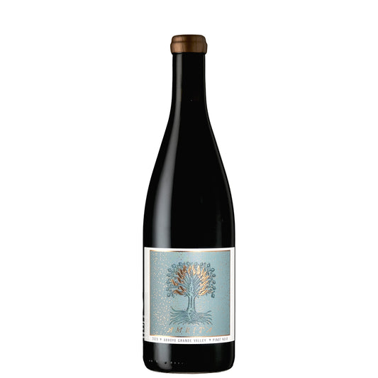 Raj Parr Amrita Pinot Noir Arroyo Grande Wine Bottle on a White Background