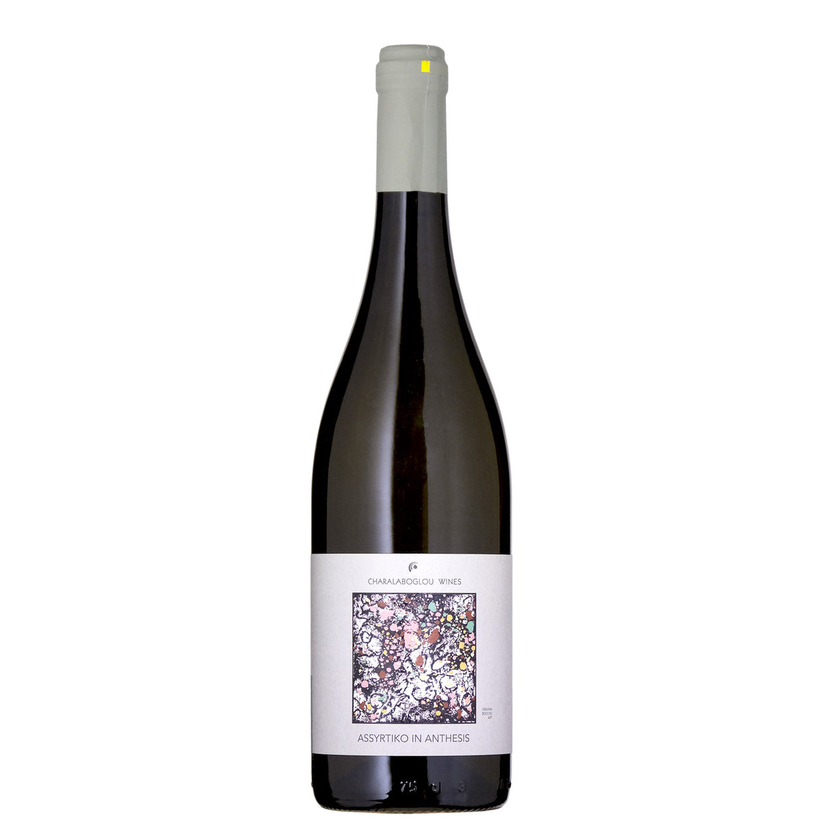Bottle of Assyrtiko from Charalaboglou Wines, Macedonia, Greece