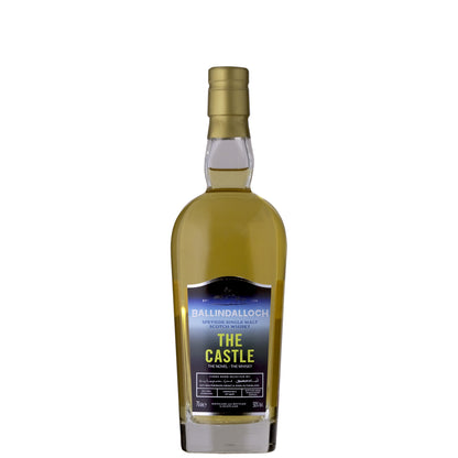 Bottle of Ballindalloch The Castle whisky on a white background