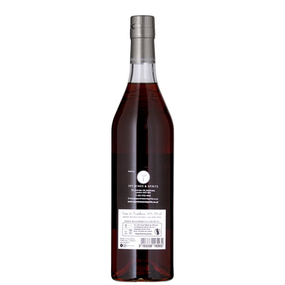 Briottet Raspberry Liqueur Back Label