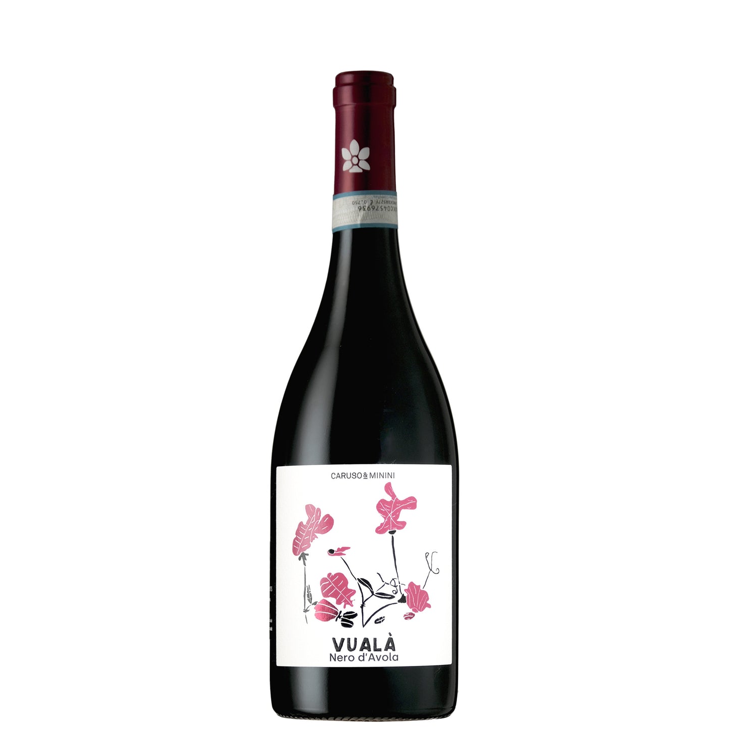 Bottle of Nero d'Avola Italy Sicilian Caruso & Minini