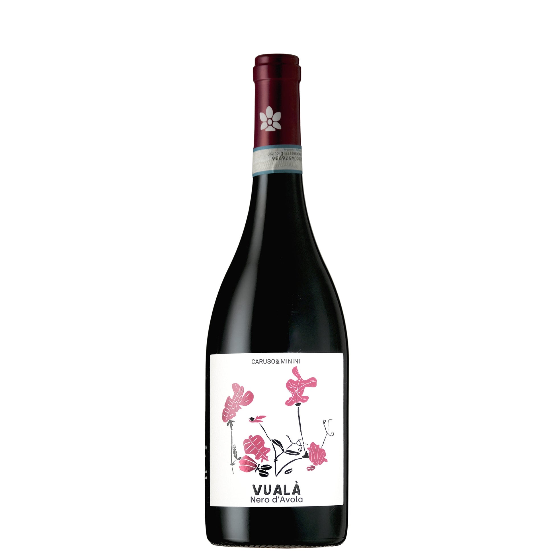 Bottle of Nero d'Avola Italy Sicilian Caruso & Minini