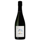Domaine Lagille l'Inattendue Champagne Bottle with a blue tree on label 