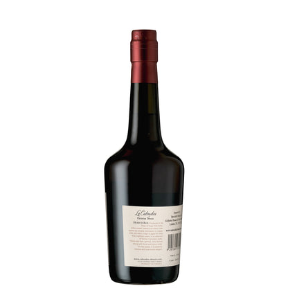 Christian Drouin Calvados Hors D'Age 18 Year Old Back Label