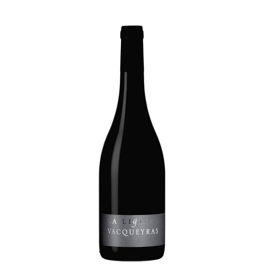 Bottle of Domaine La Ligiere Vacqueyras Rhone Grenache-Syrah-Mourvedre Red Wine
