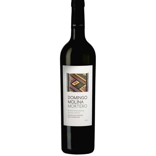 Bottle of Domingo Molina 'Mortero' Sauvignonasse Riesling White Blend Argentina