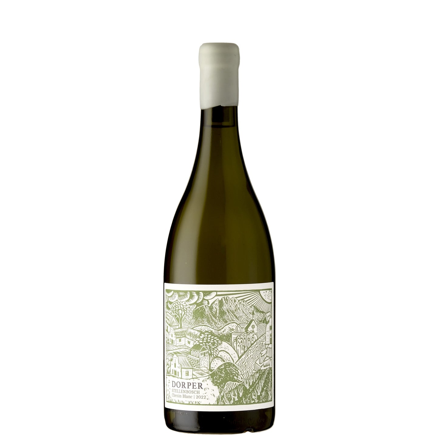Dorper Chenin Blanc Stellenbosch on white background