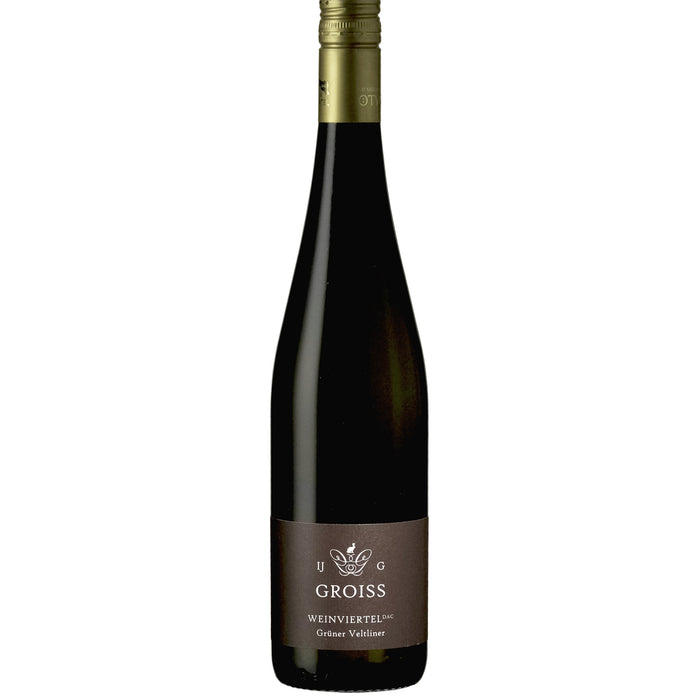 Bottle of Gruner Veltliner from Austria, by Ingrid Groiss, Weinviertel DAC