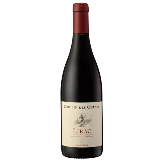 Bottle of Moulin des Chenes Lirac wine from the Souther Rhone