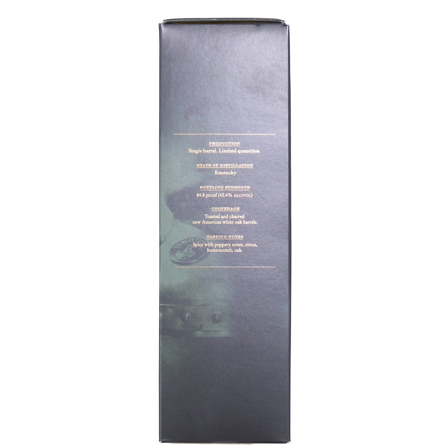 Michter's Single Barrel Kentucky Straight Rye Box Side