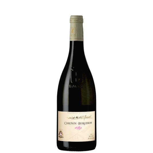 Bottle of Quenard Chignin Bergeron 'Les Roches Blanches' Savoie Switzerland