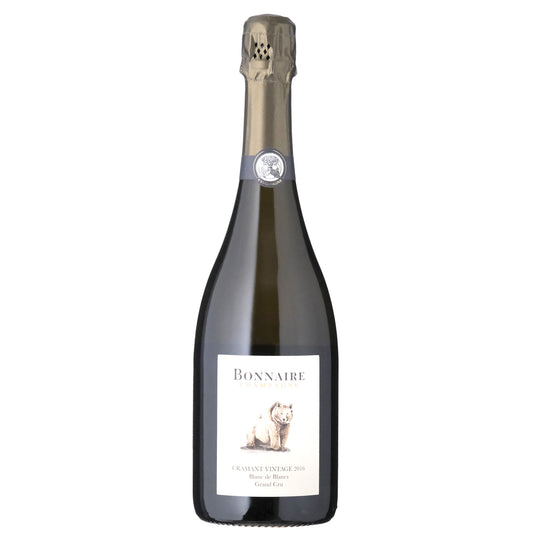Bonnaire Cramant 2016 Champagne Bottle on a White Background