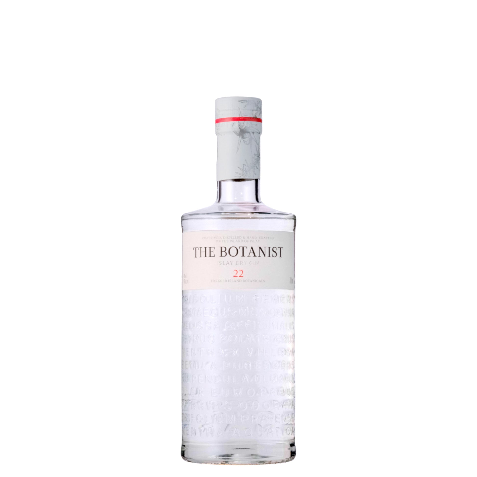 Botanist Gin Bottle on a White Background