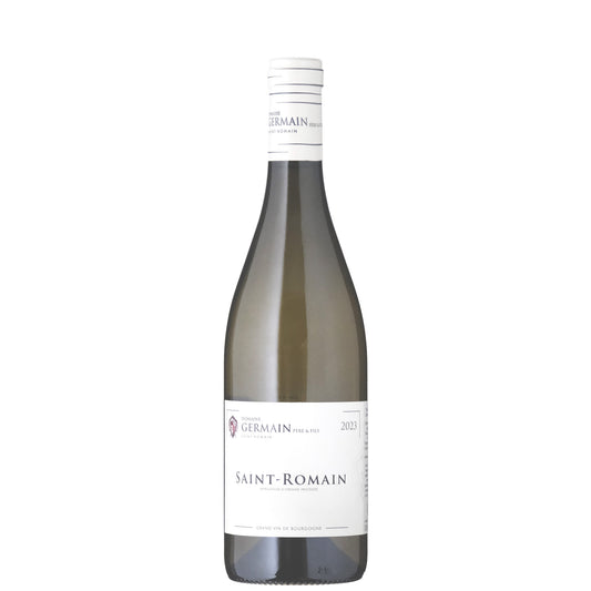 Domaine Germain Saint-Romain white burgundy on a White Background