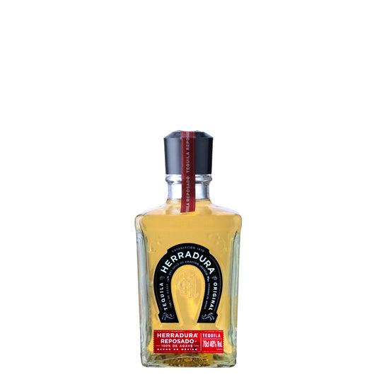 Herradura Reposado Tequila Bottle on a White Background