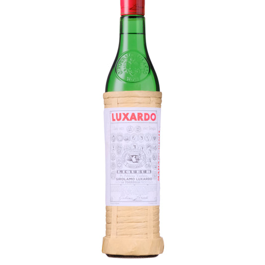 Luxardo Maraschino Wine Bottle on a White Background