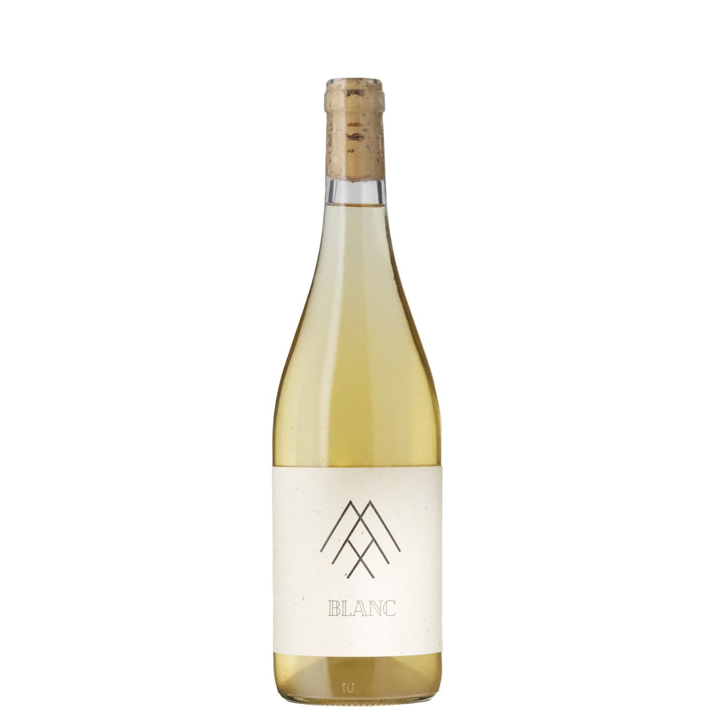 Max Sein Wein Blanc Wine Bottle on a White Background