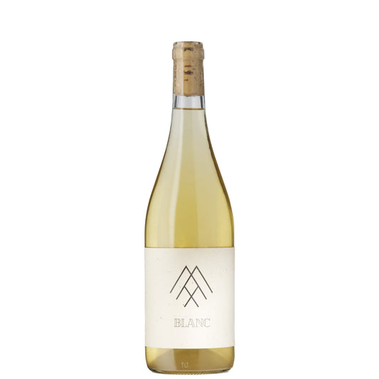 Max Sein Wein Blanc Wine Bottle on a White Background