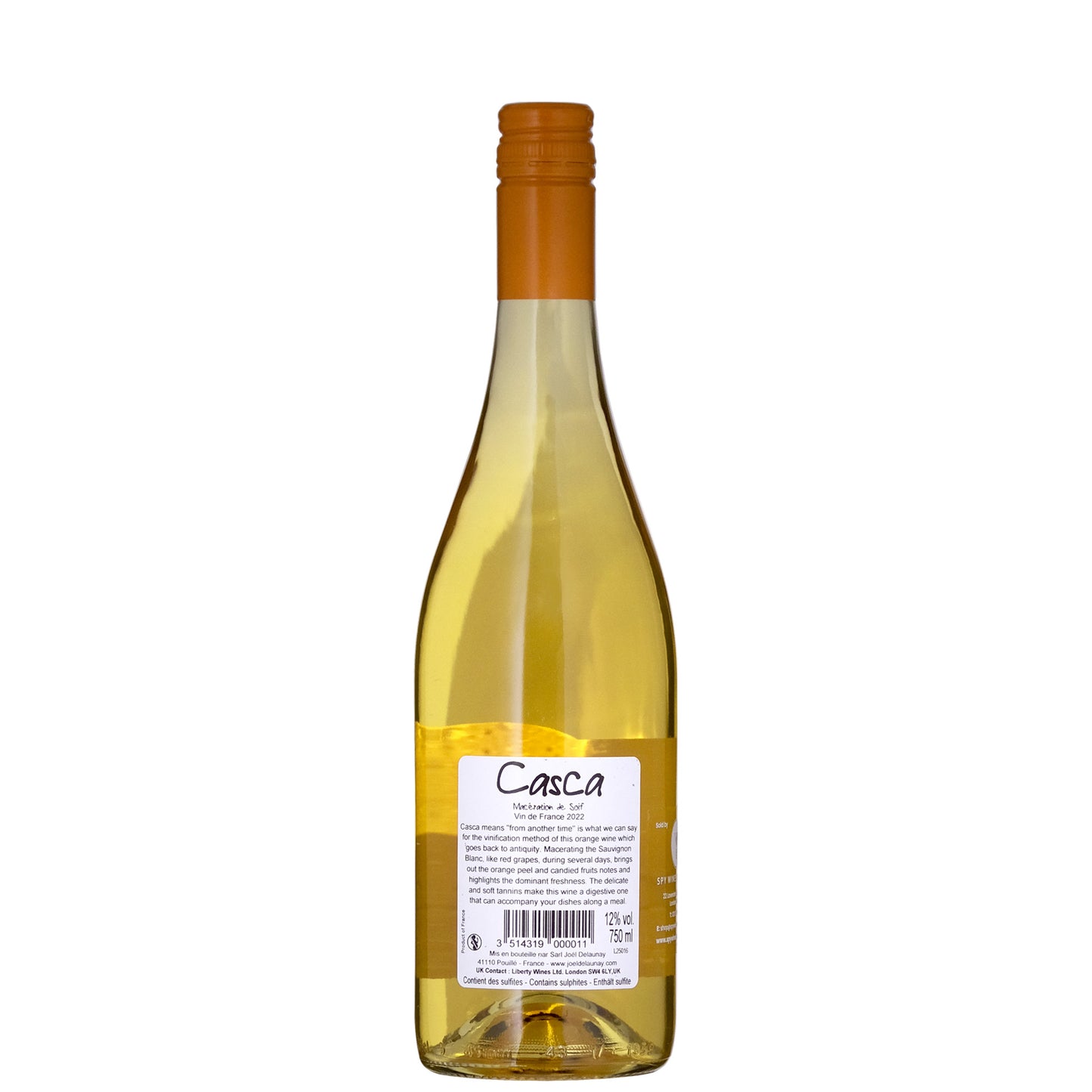 Thierry Delauney Vin Orange Casca