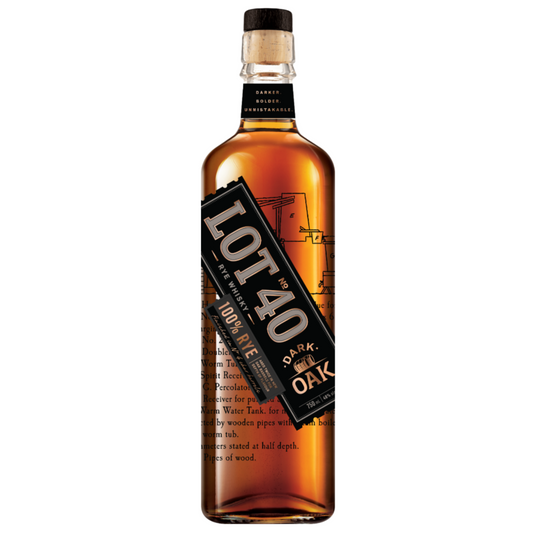 Corby Distillers 'Lot 40' Dark Oak Rye Canadian Whisky